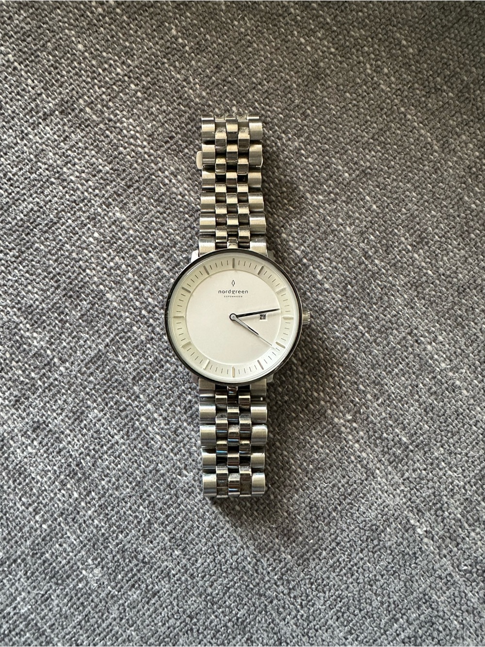 Silver Stainless Steel Women’s Watch fr Nordgreen